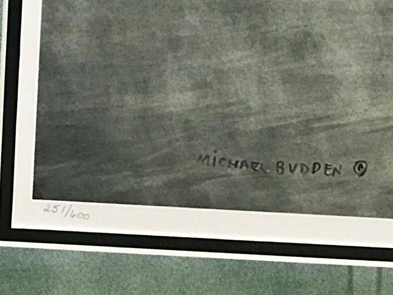 Stampa fauna selvatica contemporanea Loons Michael Budden Mystical Voyagers in vendita 4
