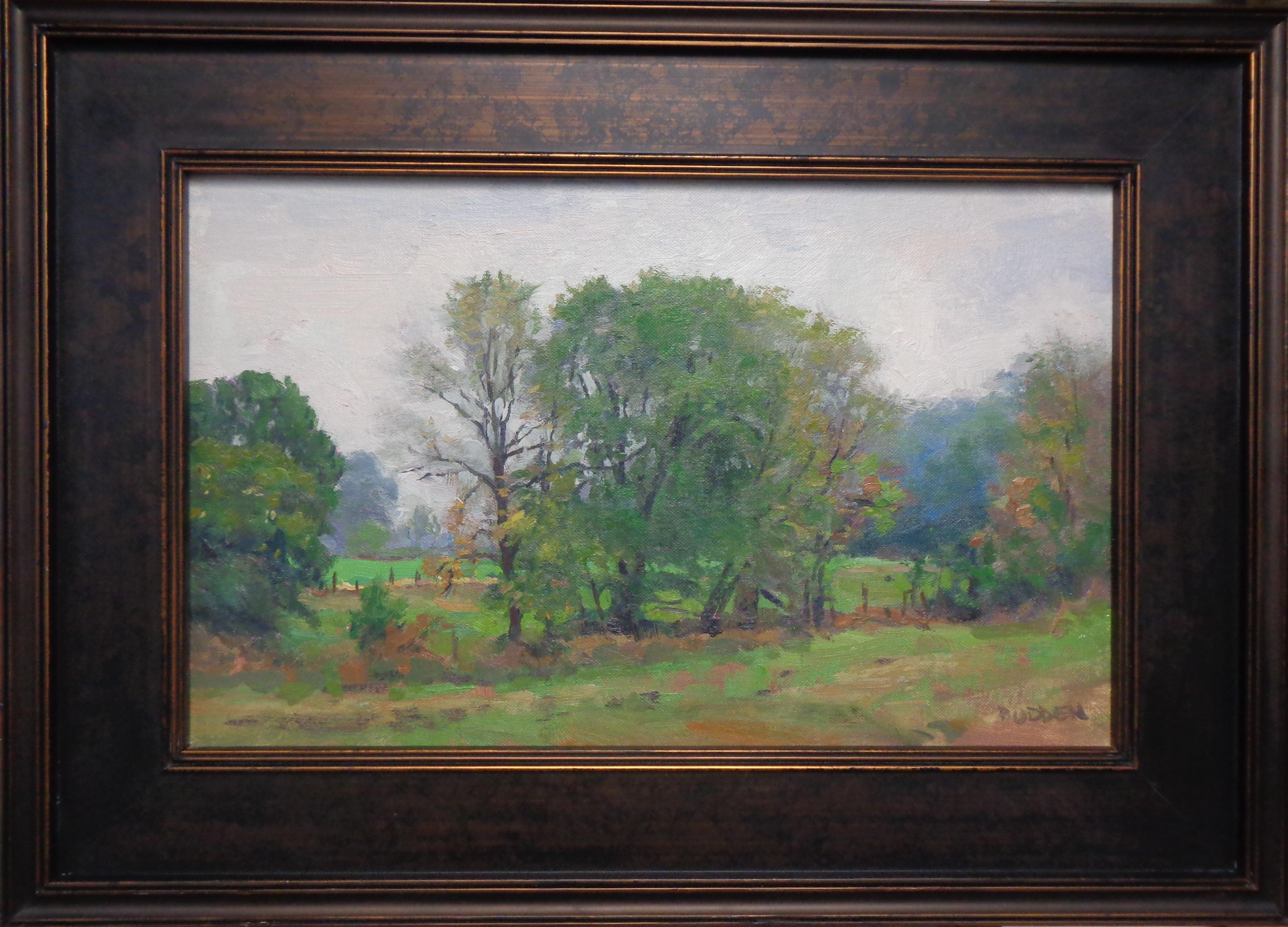 Granja de principios de otoño
óleo sobre lienzo/panel
Tamaño de la imagen 10 x 16 sin enmarcar, 15,38 x 21,38 x 1 enmarcada
Granja de principios de otoño es un hermoso paisaje impresionista pintado al óleo que realicé cerca de mi estudio en 2017. El