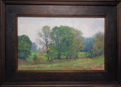 Impressionistic Autumn Landscape Oil Painting Michael Budden Early Autumn Farm