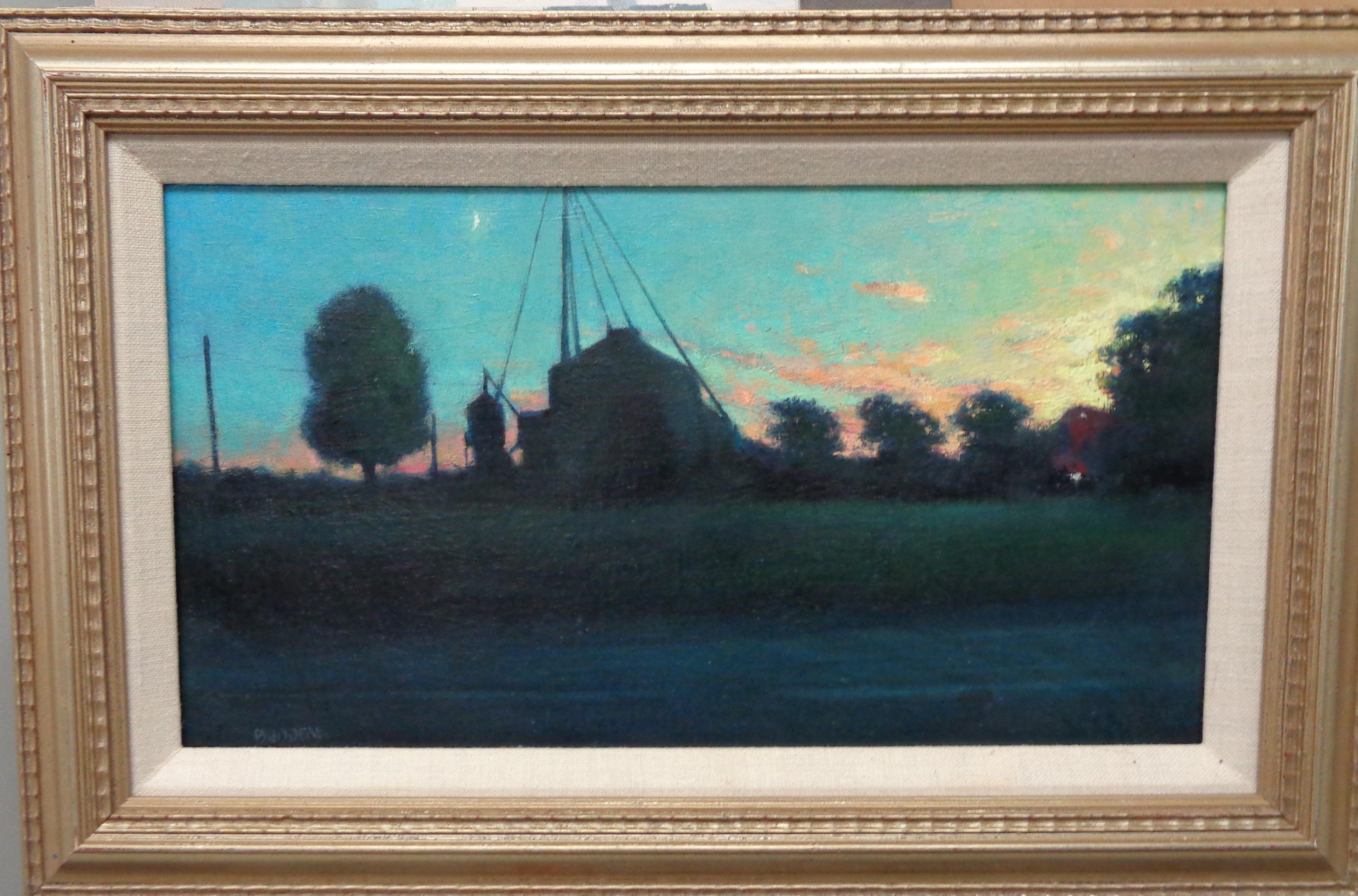  Impressionistic Contemporary Landscape Painting Michael Budden Evening Farm 1