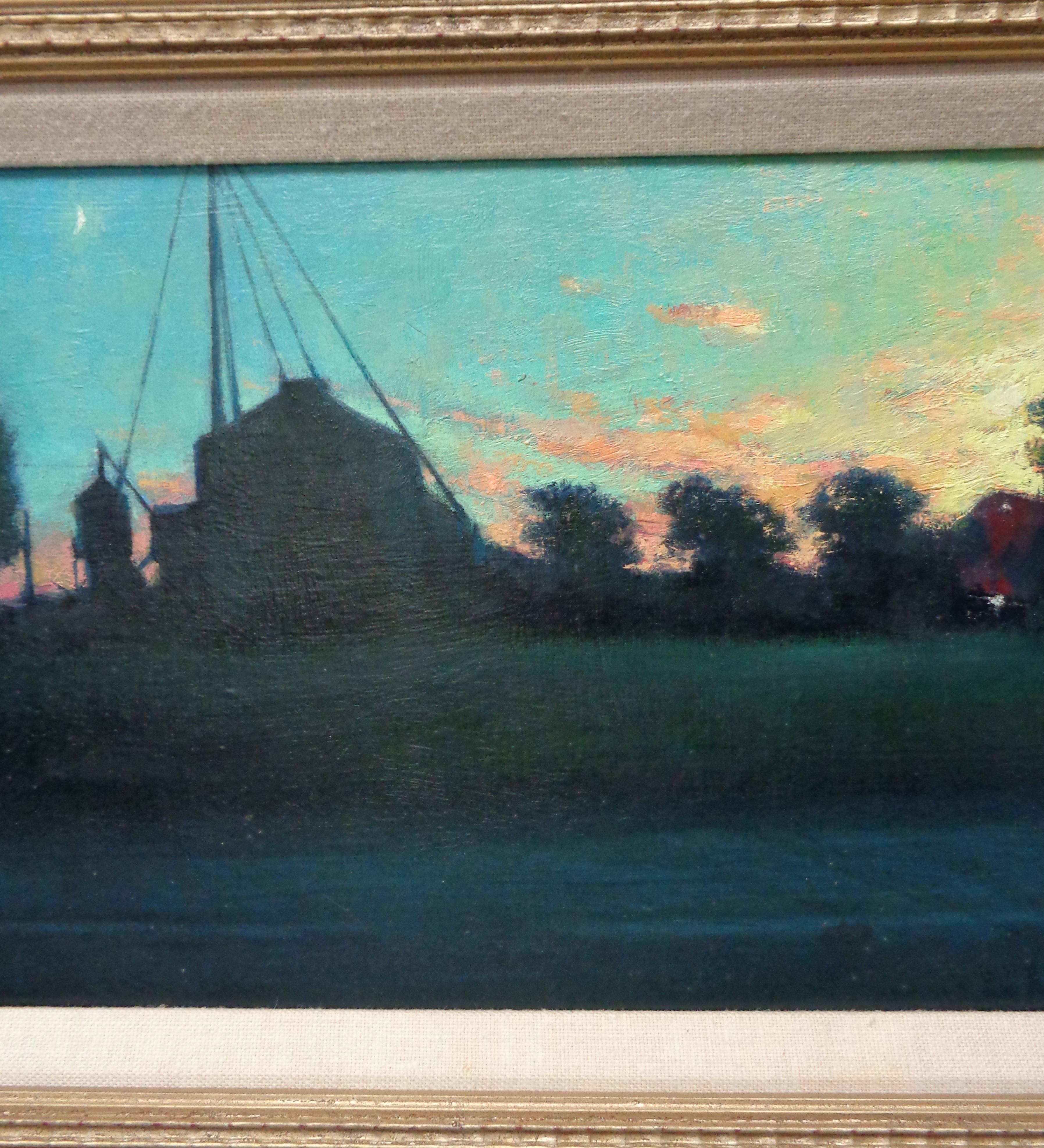  Impressionistic Contemporary Landscape Painting Michael Budden Evening Farm 3