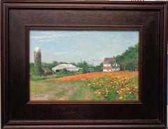 Impressionistic Floral Landscape Oil Painting by Michael Budden
