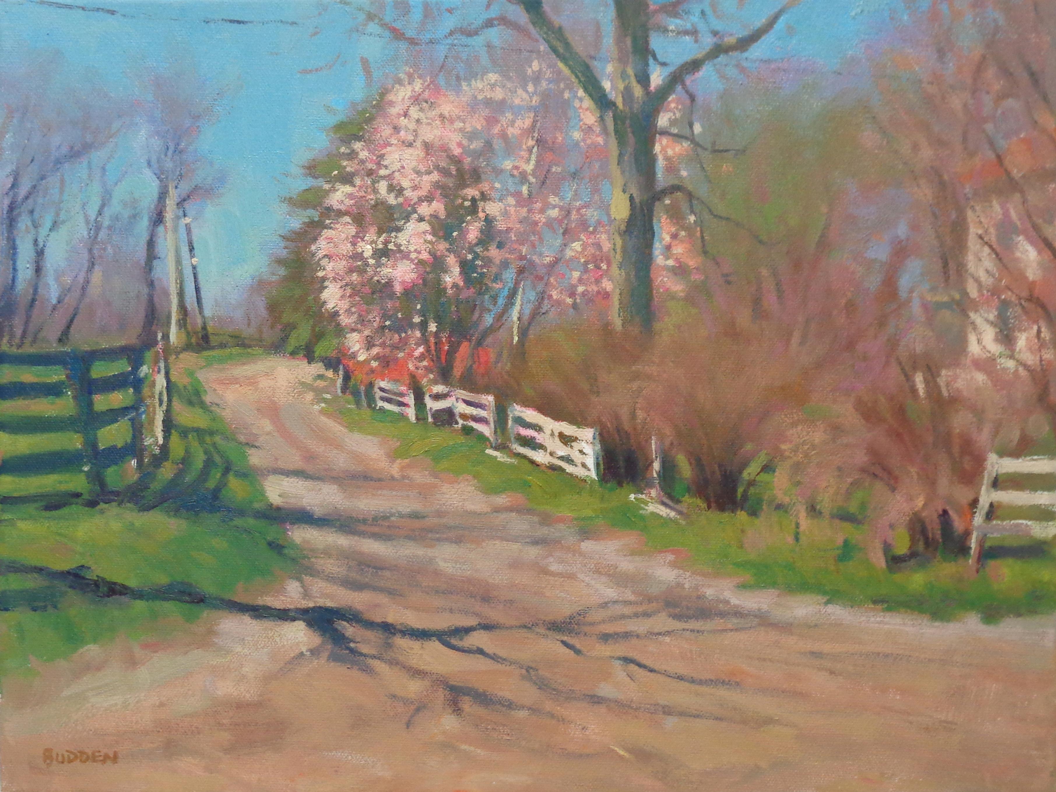 spring farm painting