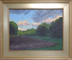 Impressionistische Landschaftsmalerei Michael Budden Beautiful Skies Series Bauernhof