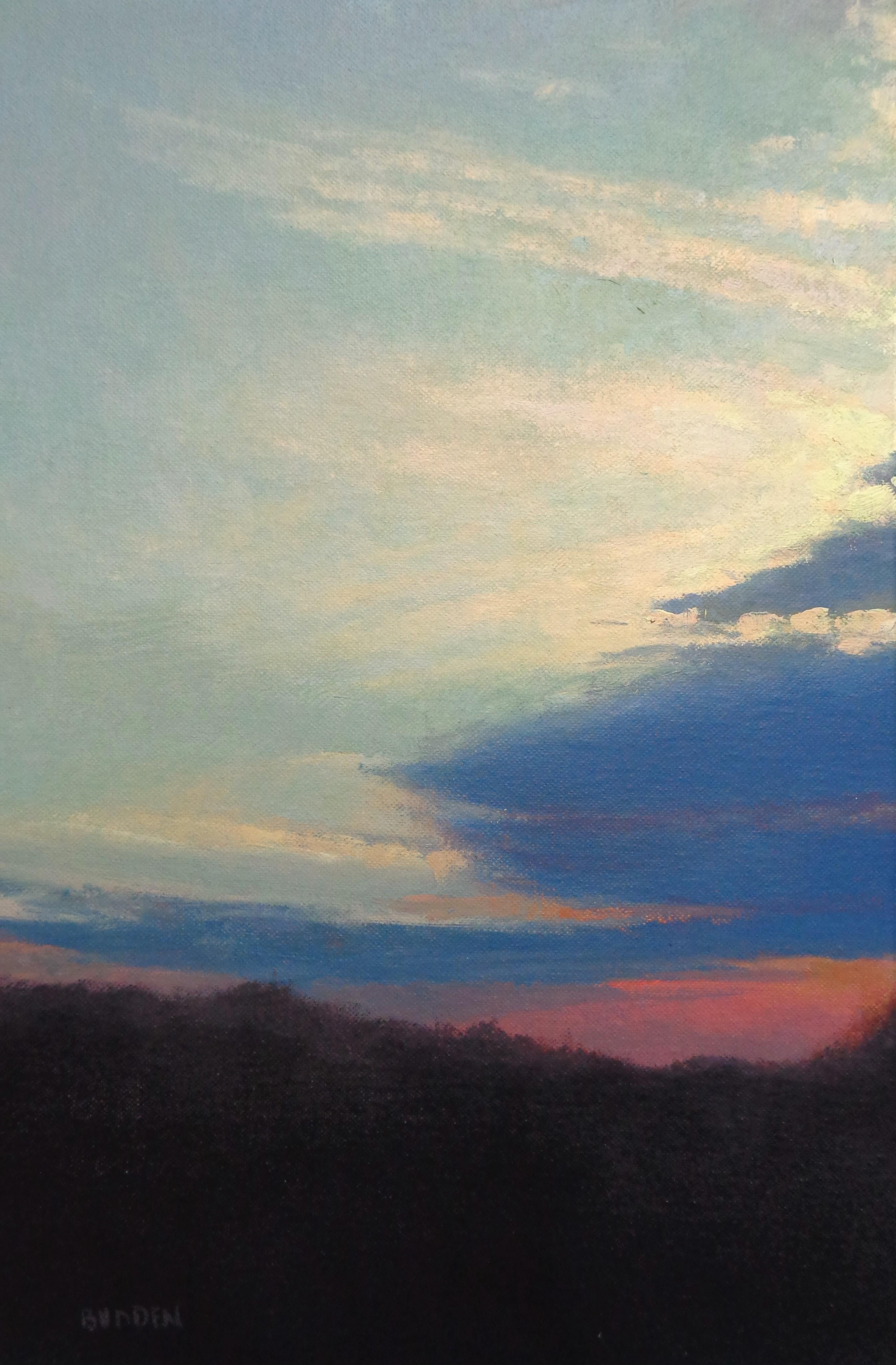 Impressionistisches Landschaftsgemälde, Michael Budden, Serie Beautiful Skies  im Angebot 2