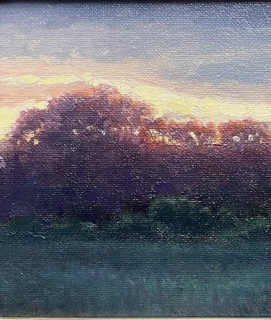 Pittura impressionistica di paesaggio Michael Budden Serie Cieli Bellissimi in vendita 2