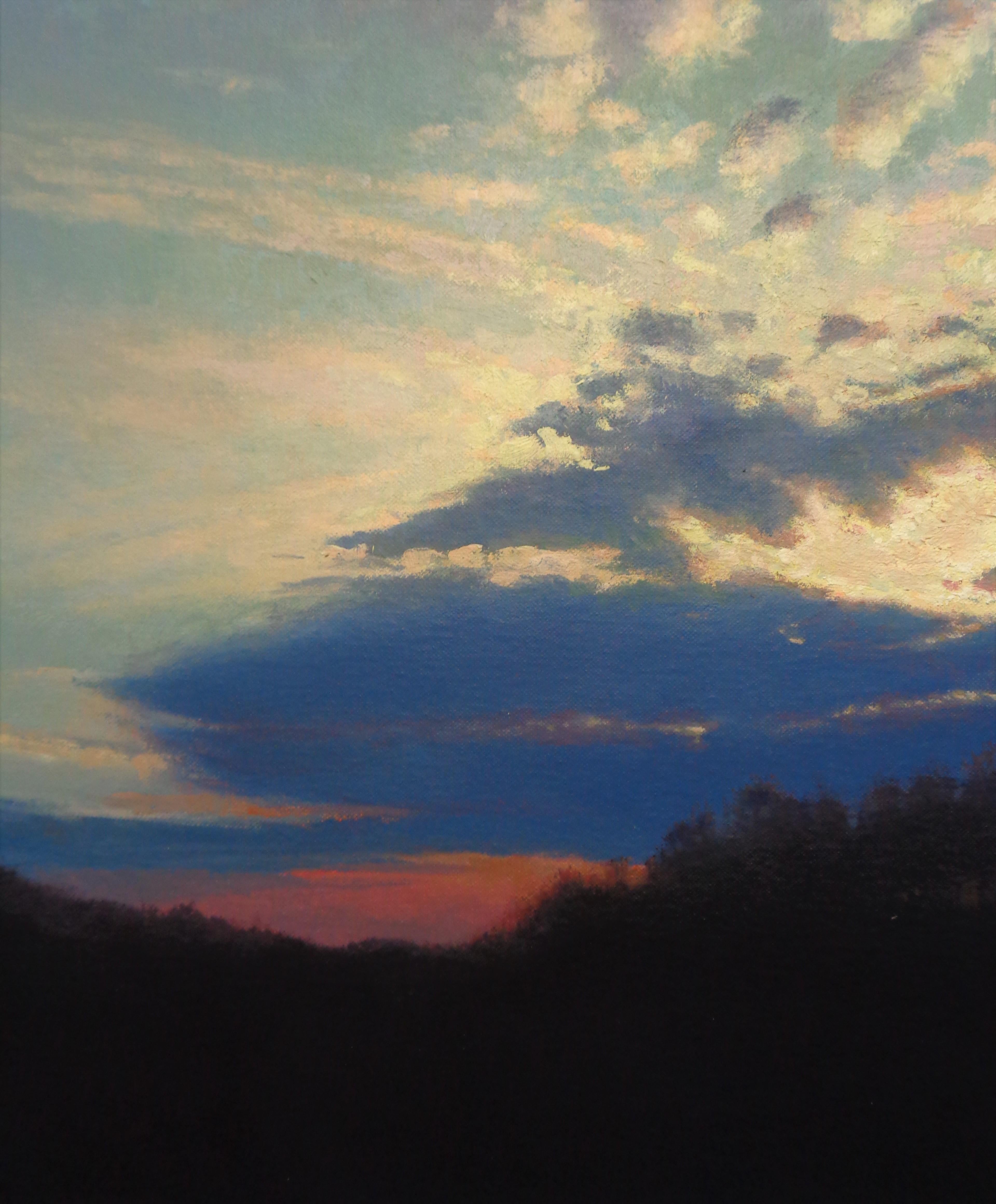 Impressionistisches Landschaftsgemälde, Michael Budden, Serie Beautiful Skies  im Angebot 3