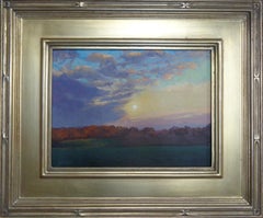 Pintura Impresionista de Paisajes Michael Budden Serie Cielos Hermosos