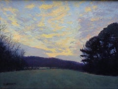 Impressionistic Landscape Painting Michael Budden Beautiful Skies Series Sundown