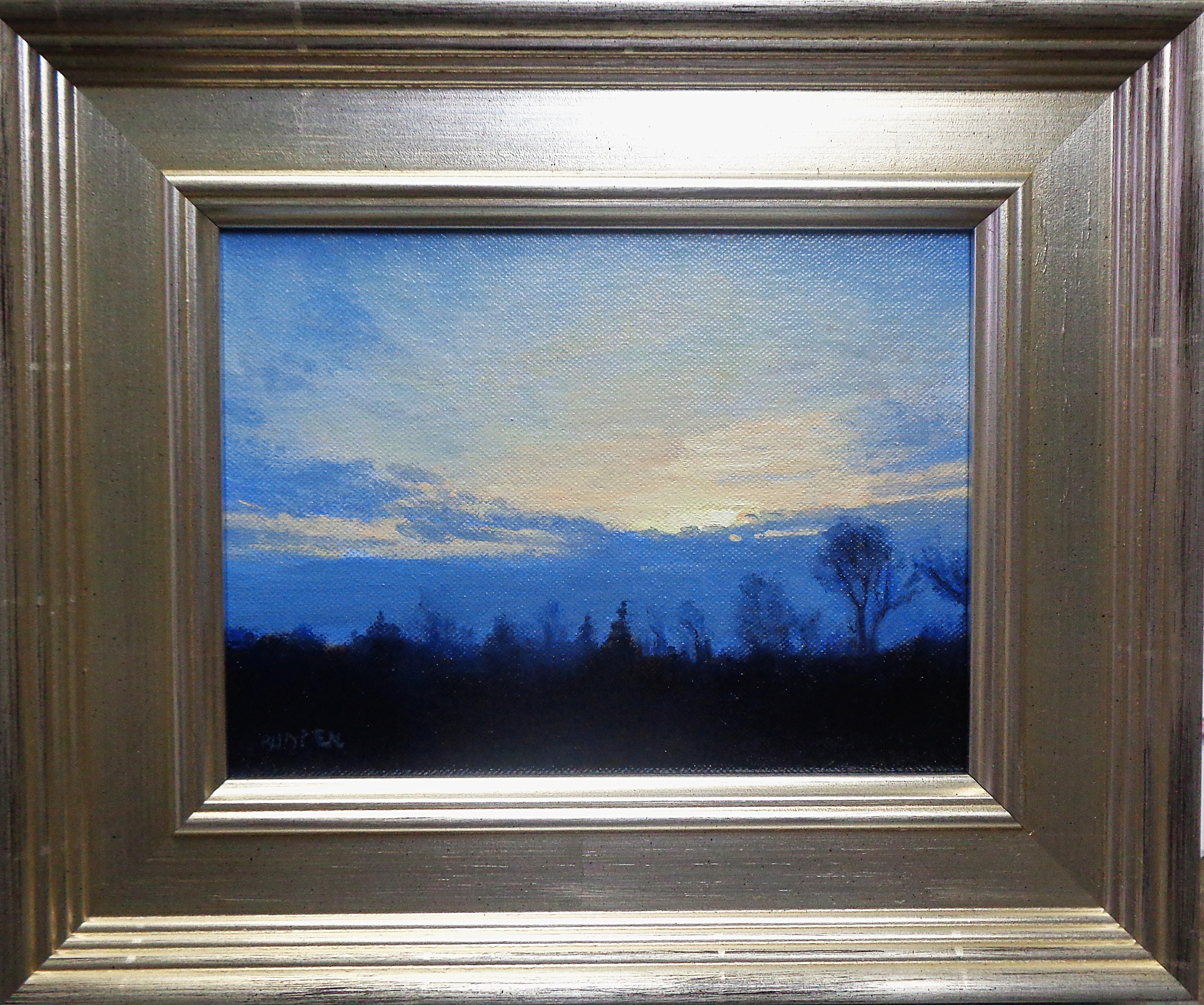 Impressionistic Landscape Painting Michael Budden Beautiful Skies Series Sundown