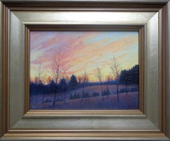 Impressionistic Landscape Painting Michael Budden Beautiful Skies Series Sunrise