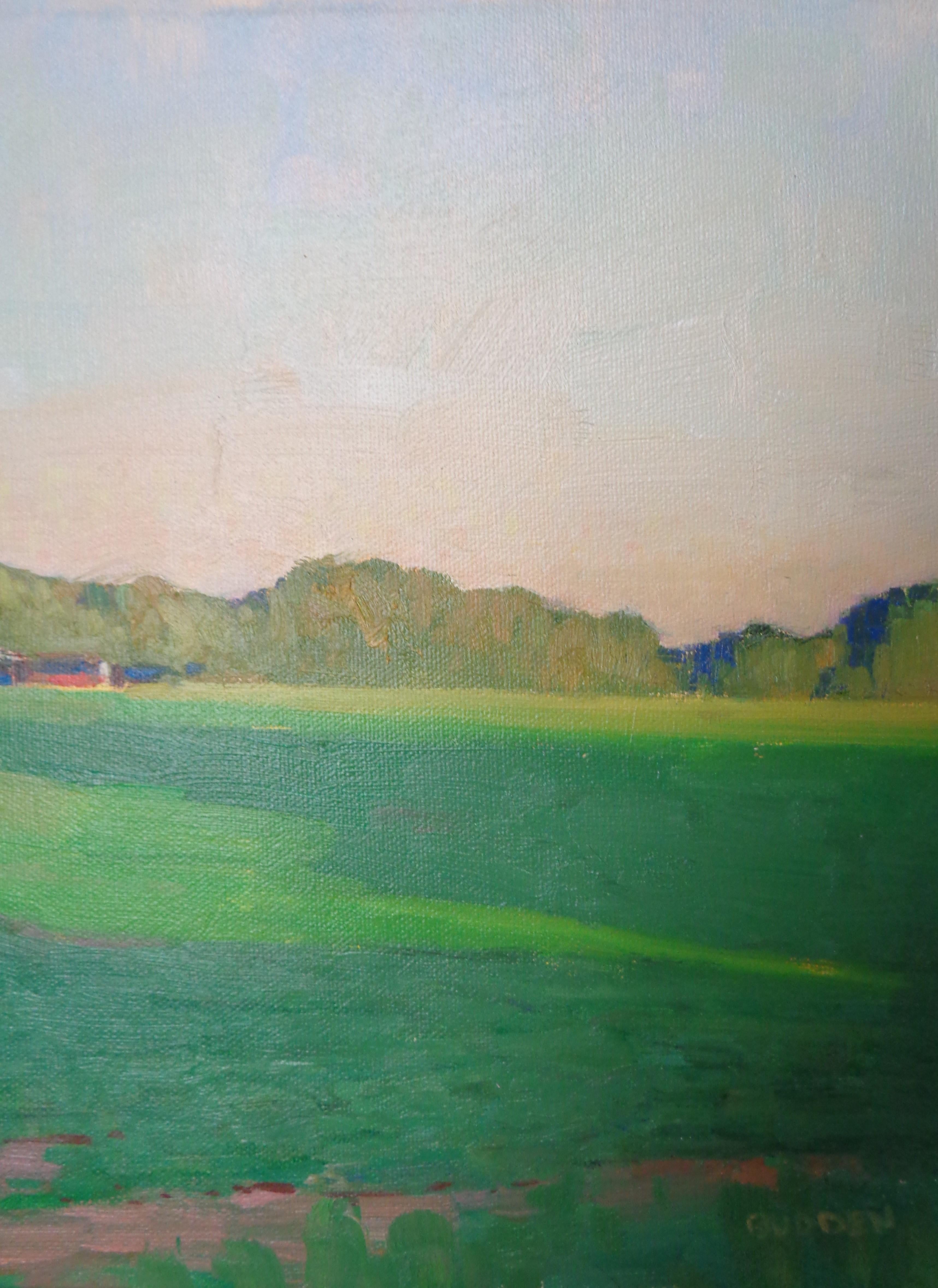 Pintura impresionista de paisajes Michael Budden Ese momento mágico en venta 3