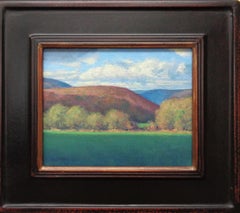  Impressionistic Mountain Landscape Oil Painting Michael Budden Vermont Hills I