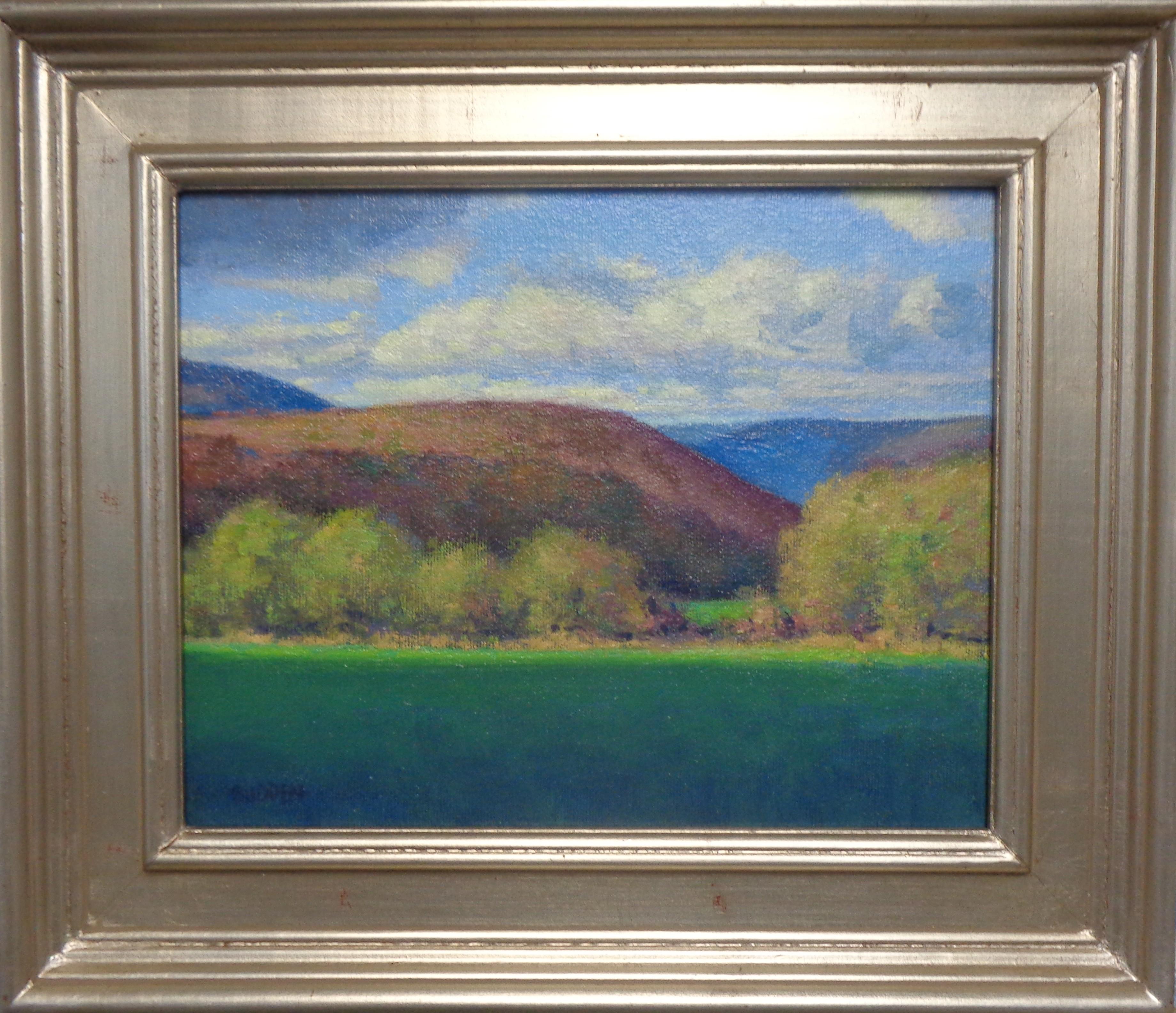 Impressionistische Berglandschaft, Ölgemälde Michael Budden Vermont Hills I