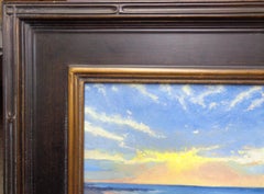 Impressionistic Seascape Painting Michael Budden Beach Sunrise