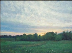 Impressionistic sky Landscape Oil Painting Michael Budden Sky Cloud Study