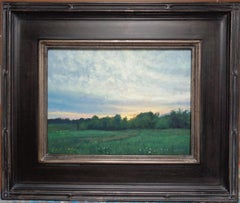  Peinture à l'huile impressionniste de Michael Budden, étude des nuages de ciel