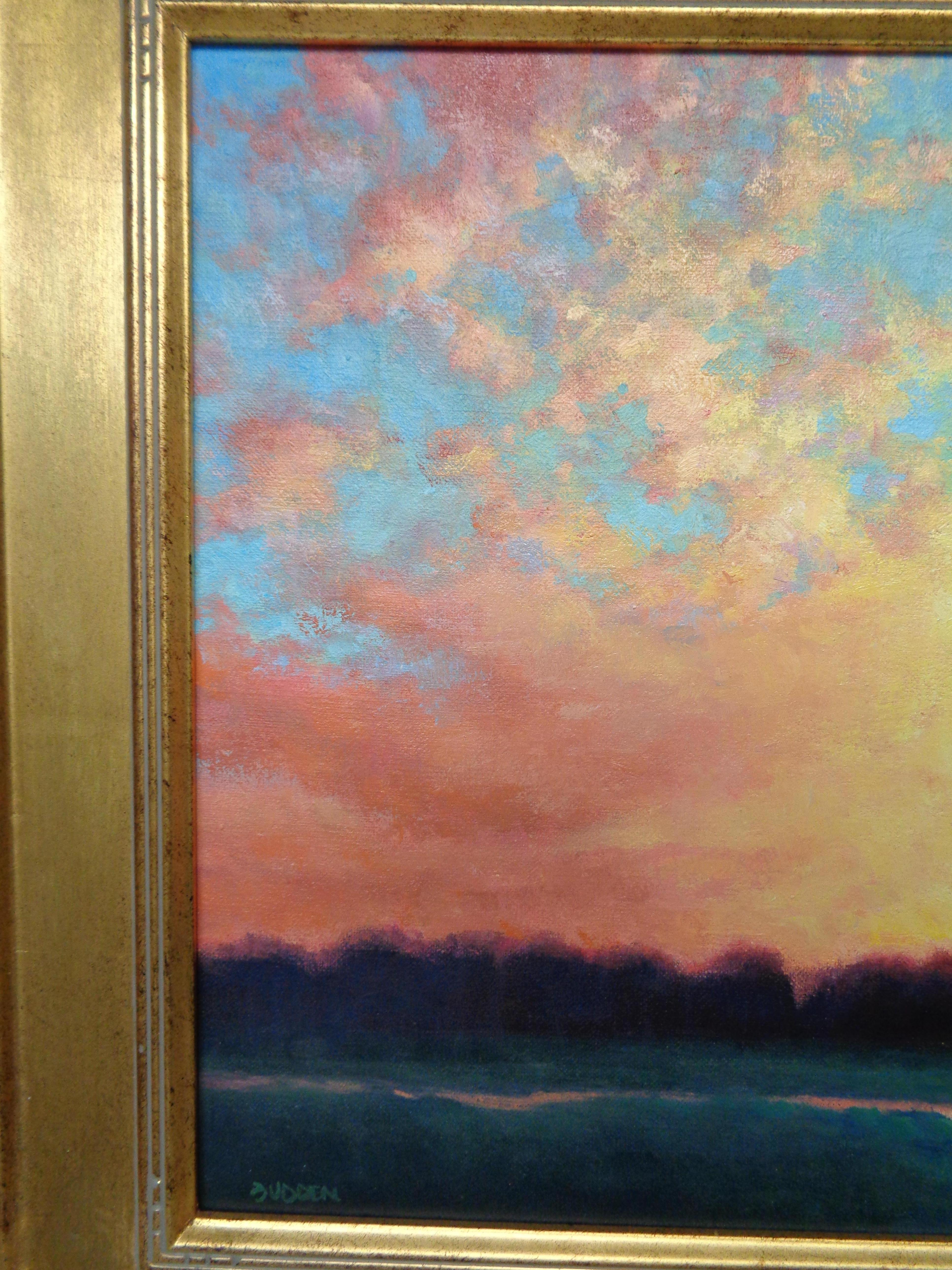  Impressionistic Sunrise Sensation II Landscape Oil Painting Michael Budden  For Sale 2