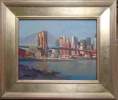 New York City Brooklyn Bridge PLein Air Painting Michael Budden