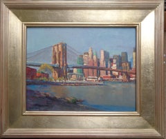 New York City Brooklyn Bridge PLein Air Painting Michael Budden 