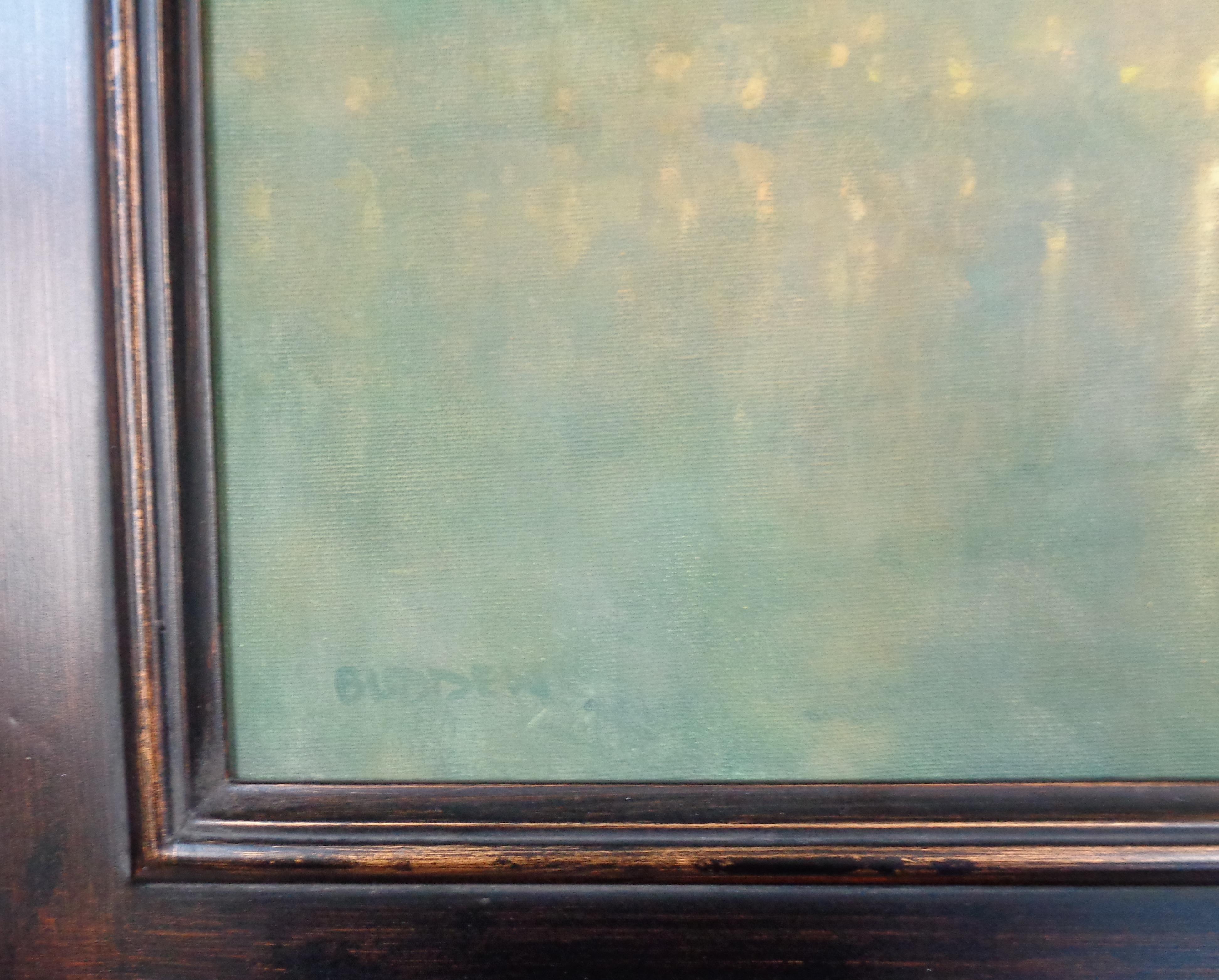 Nueva York Puente de Brooklyn Pintura ganadora del premio Salmagundi Michael Budden en venta 3