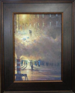 New York City Evening Theater Painting  by Michael Budden Phantom of the Opera