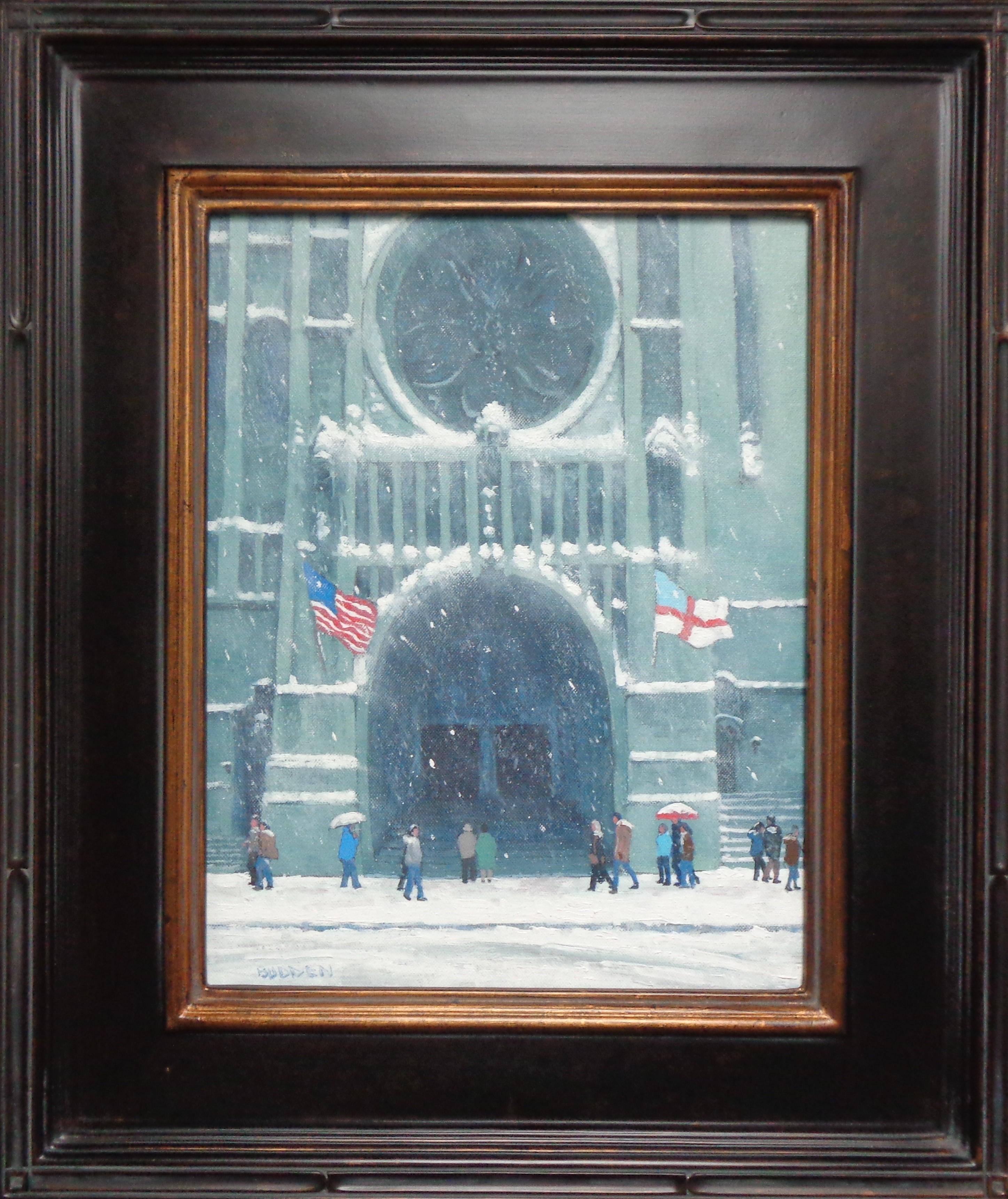 5ª Avenida Winter, Iglesia de Santo Tomás  es una pintura al óleo  sobre panel de lienzo del galardonado artista contemporáneo Michael Budden. La 5ª Avenida es, obviamente, uno de los lugares favoritos de los visitantes de Nueva York, y seguro que