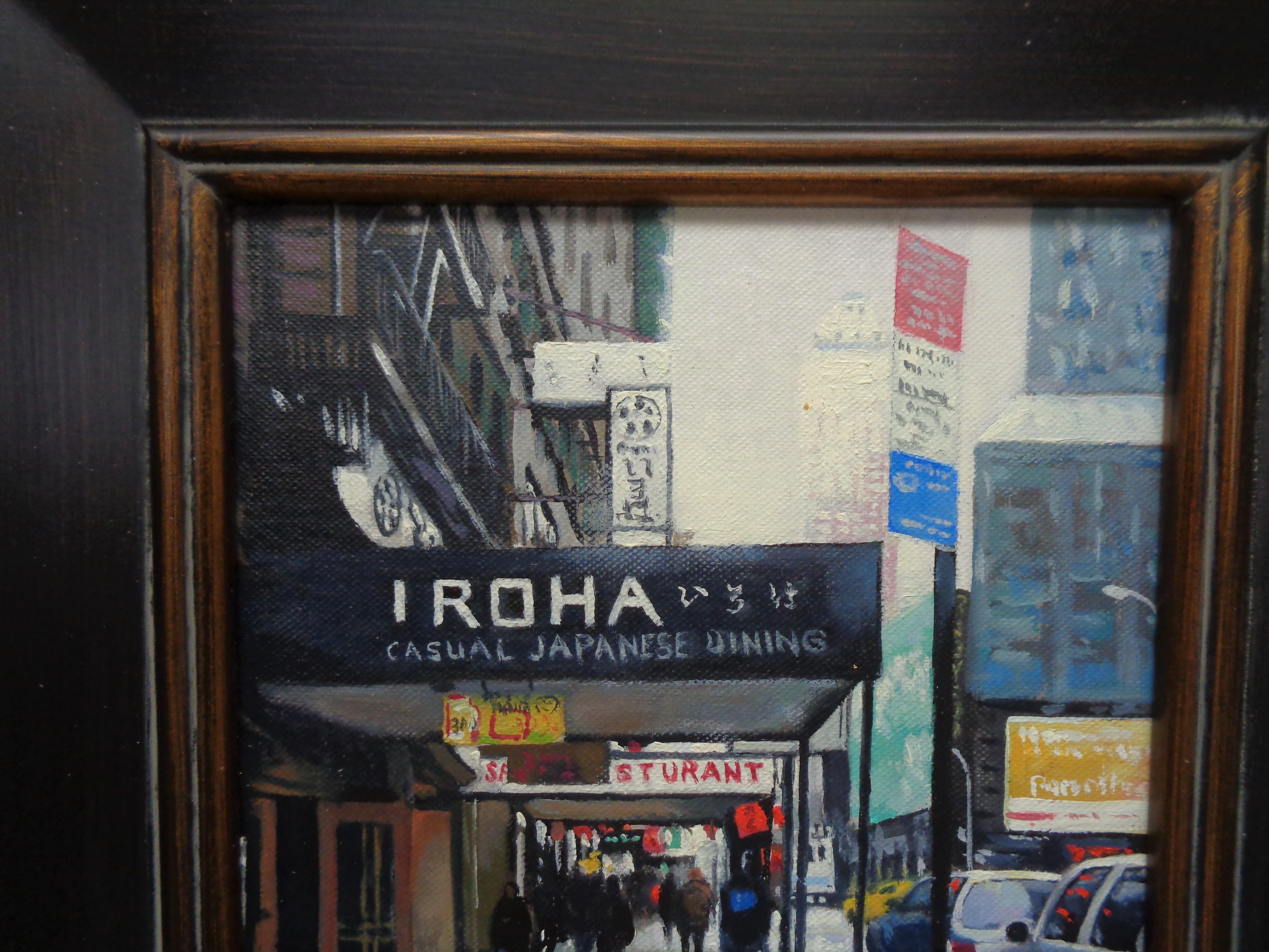  New York City Street Scene Oil Painting Michael Budden Visual Variations For Sale 1