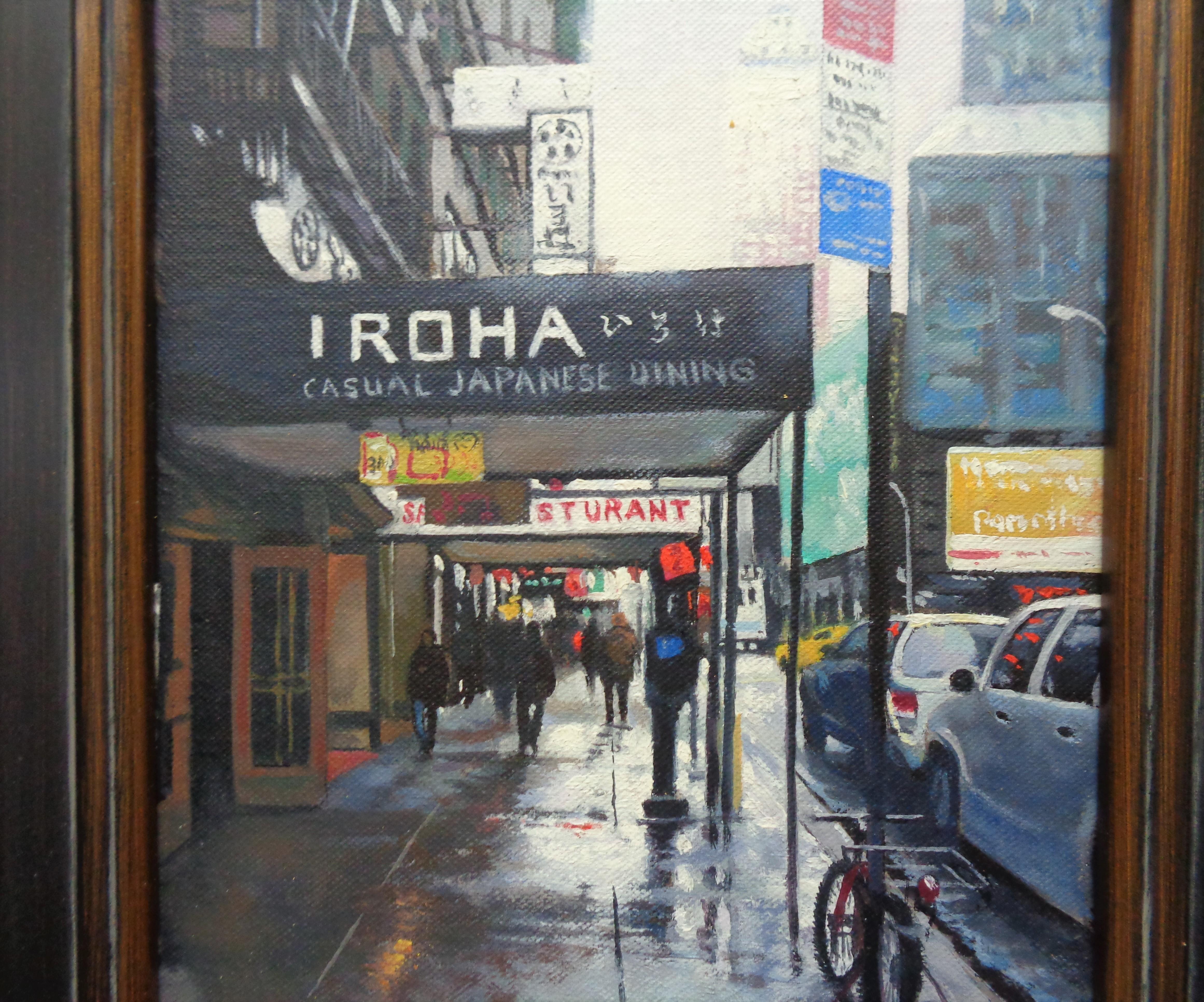  New York City Street Scene Oil Painting Michael Budden Visual Variations For Sale 2