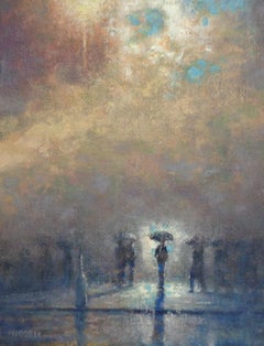 New York City Theater Painting Michael Budden Phantom of the Opera Study