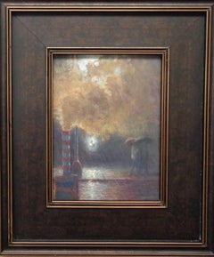 New York City Theater Painting Michael Budden Phantom of the Opera Study