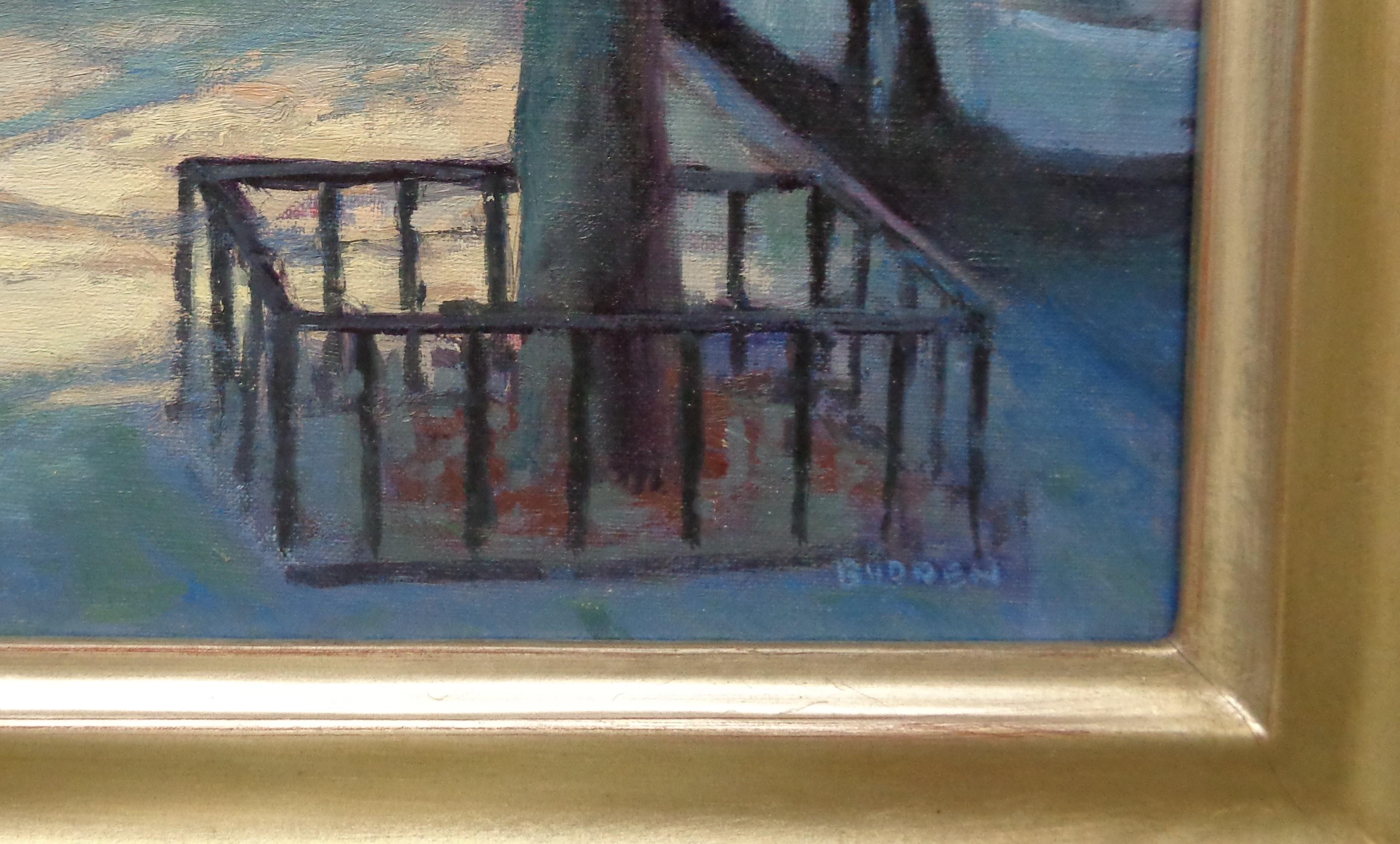 New York City Washington Square Spring 5th Avenue Pittura a olio Michael Budden in vendita 6
