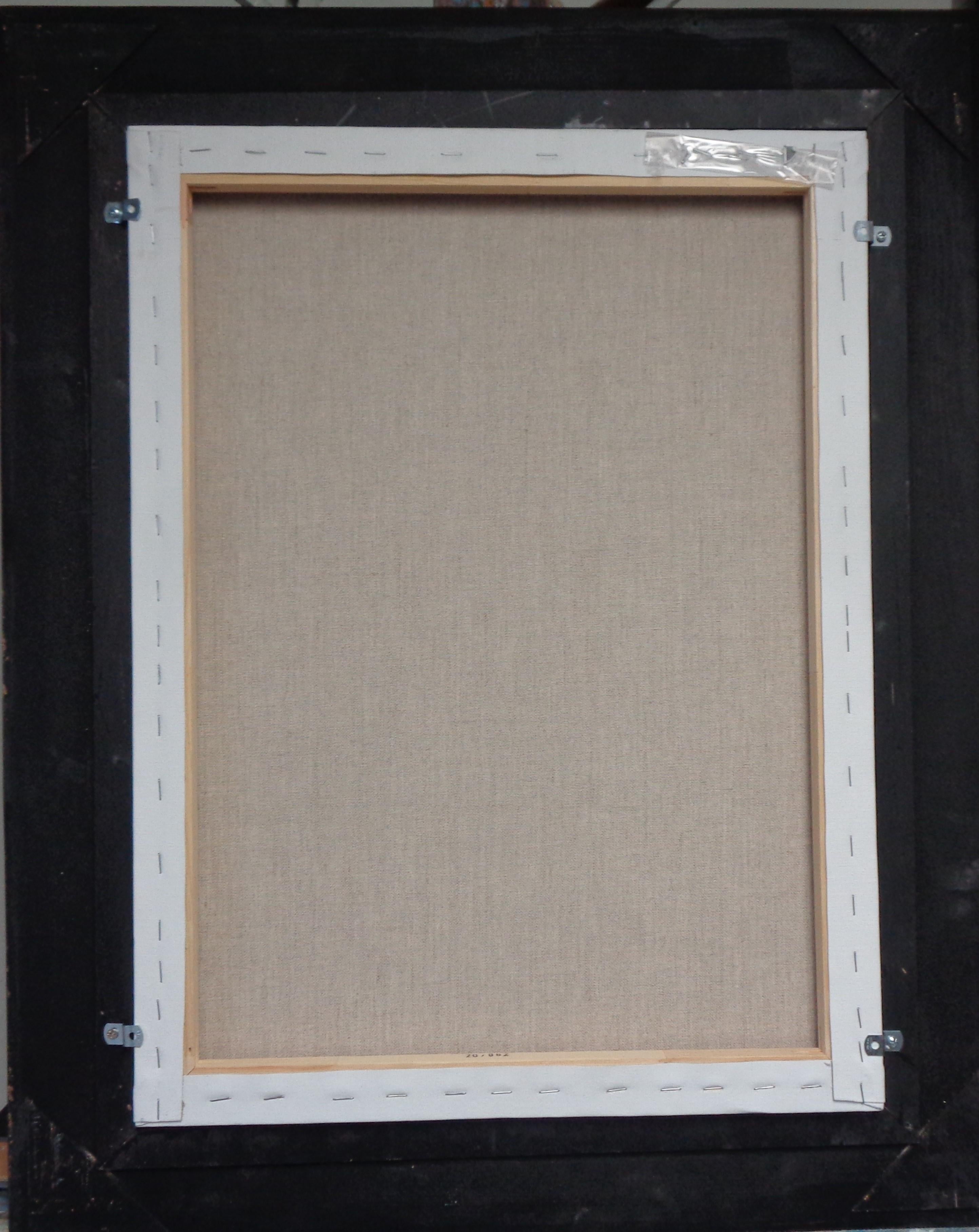 New York City Winter Ölgemälde Fifth Avenue Fahnen St. Patricks Michael Budden im Angebot 10