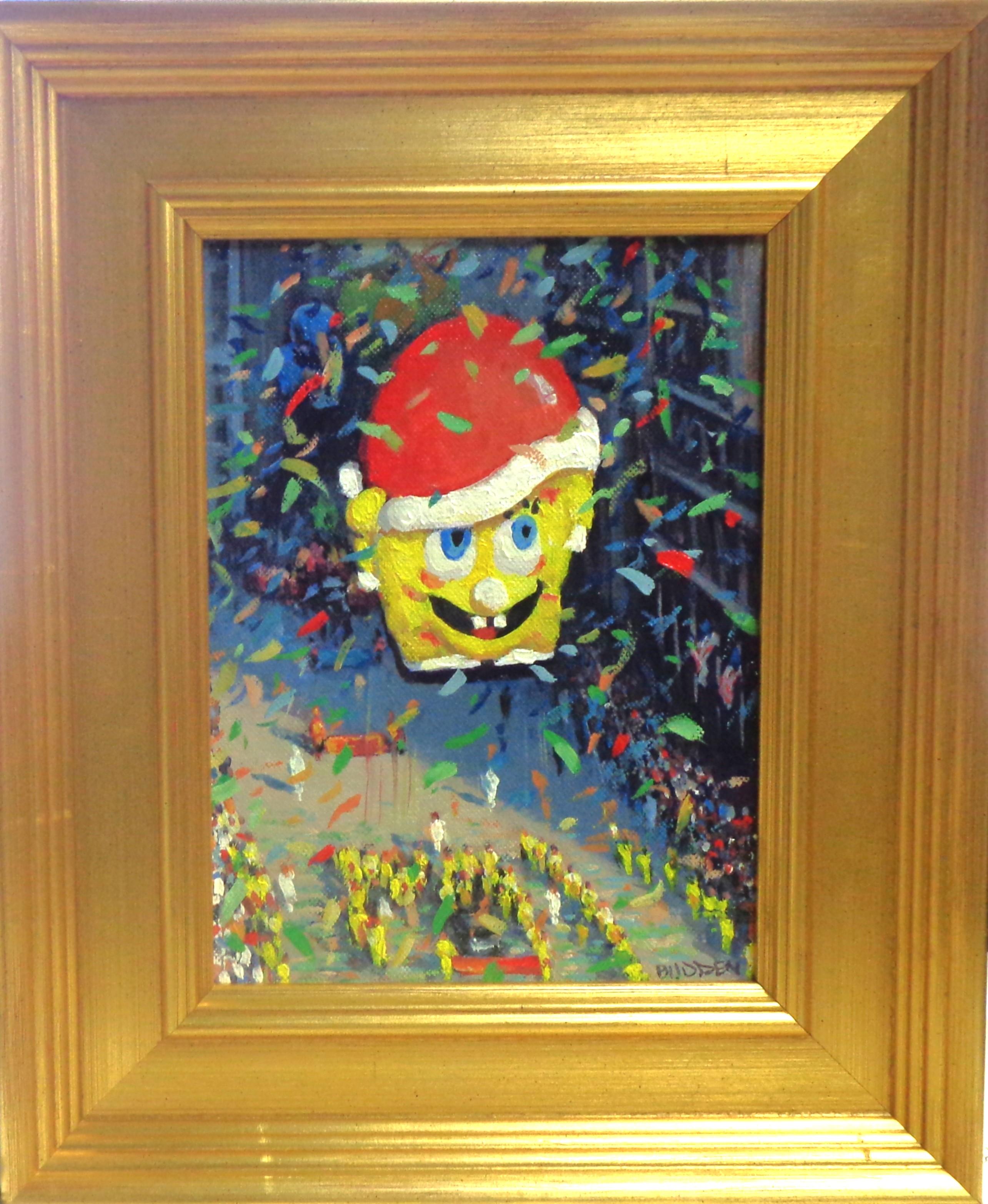 Parata di Macy's, Sponge Bob
Fa parte di una serie di 11 dipinti, alcuni venduti.
Un dipinto a olio su tela del pluripremiato artista contemporaneo Michael Budden che presenta immagini della Parata del Ringraziamento di Macy's, a New York.
