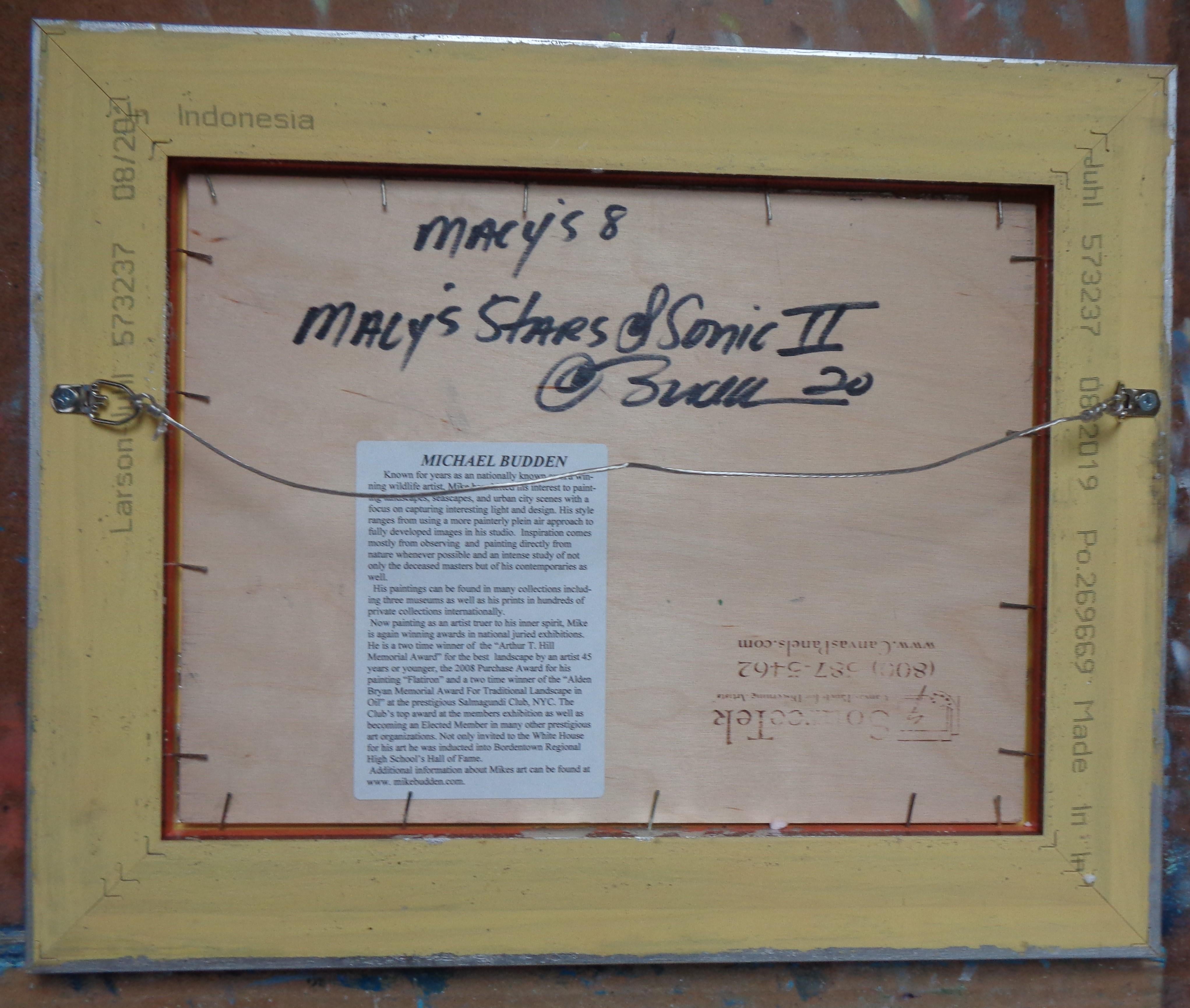 Peinture à l'huile de Michael Budden Macy's Parade Series Stars & Sonic en vente 4