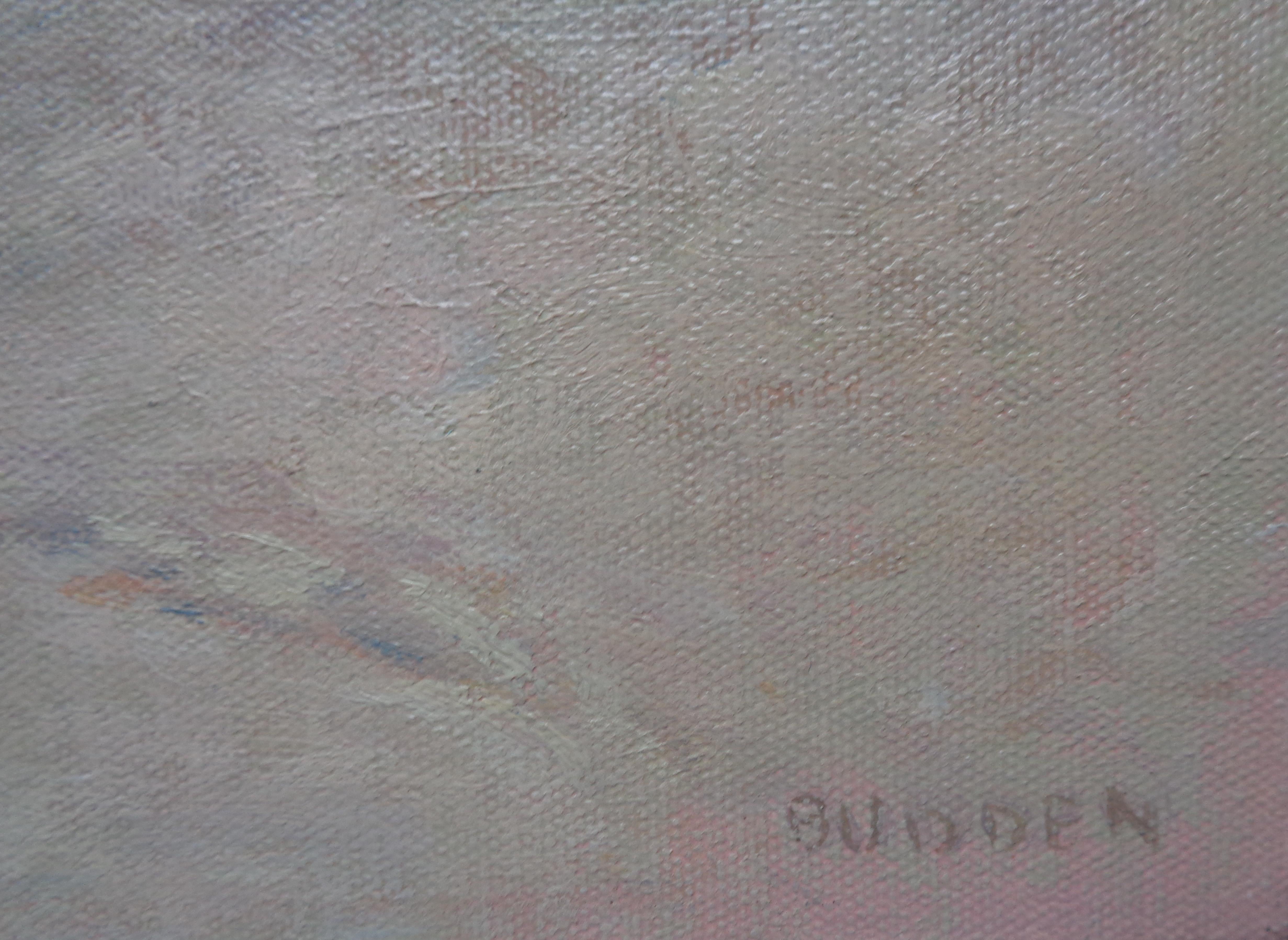 Ocean Beach Seascape Oil Painting Children Playing Michael Budden Summer Play For Sale 2