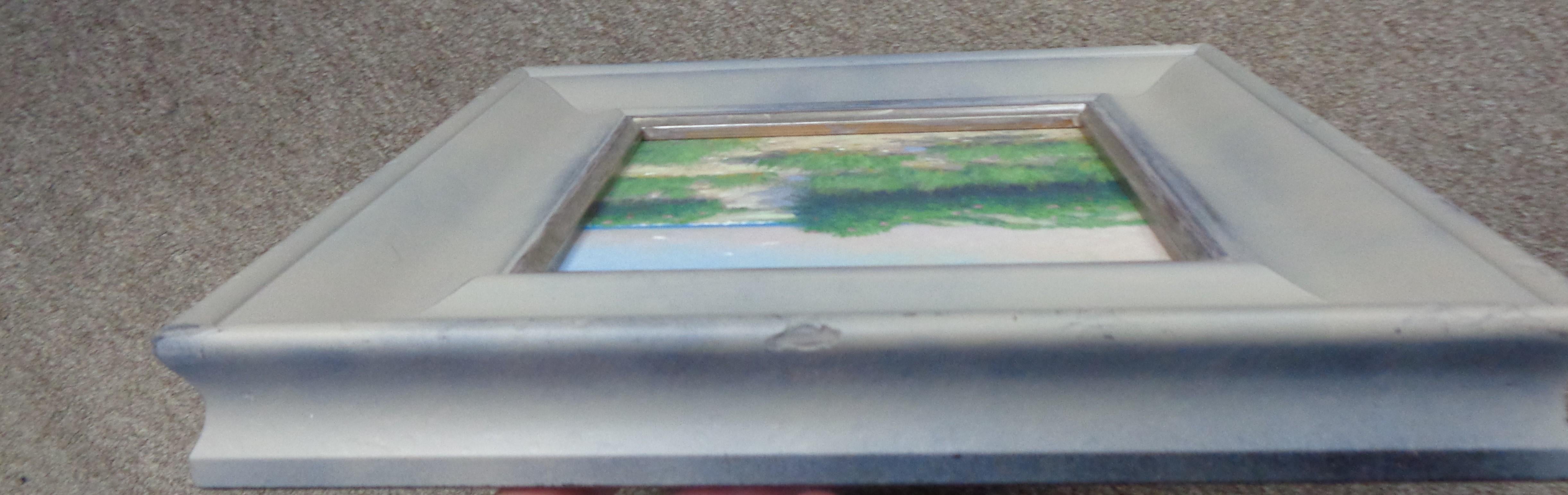 Paesaggio marino impressionistico dipinto da Michael Budden Sentiero della spiaggia in vendita 4