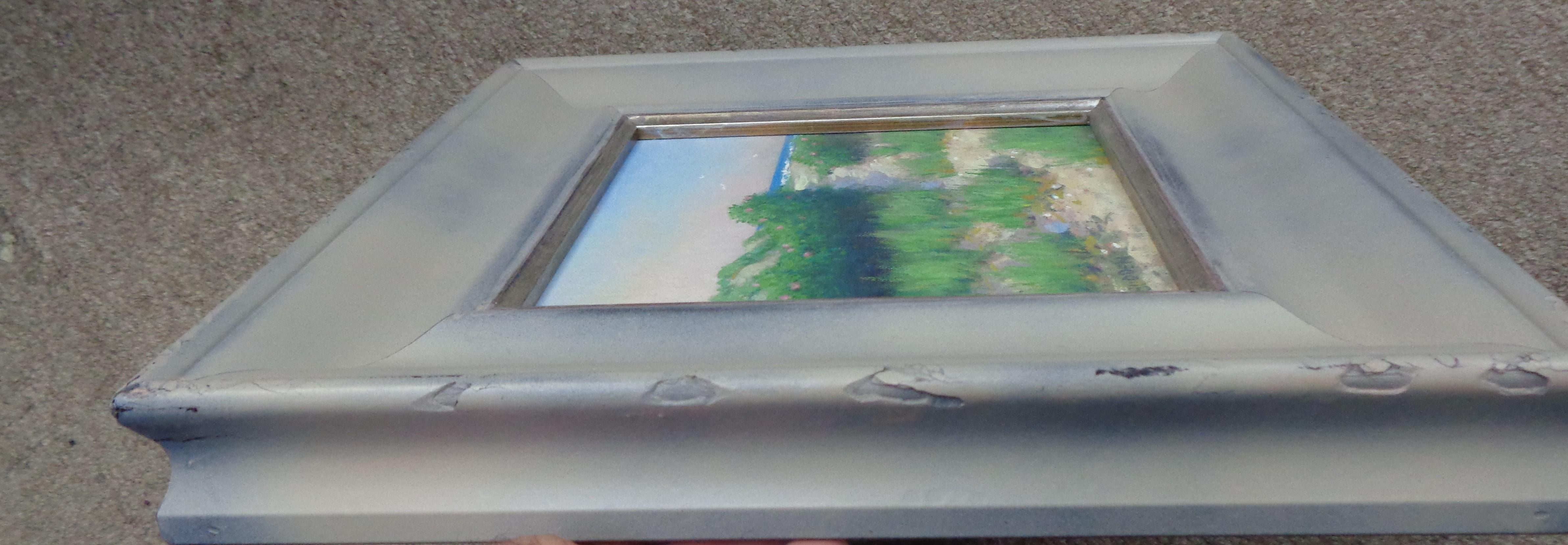 Océan Peinture impressionniste de paysage marin Michael Budden Chemin de plage en vente 6