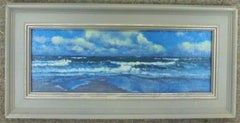 Oceano Pittura impressionistica paesaggio marino Michael Budden Studio lungo la costa