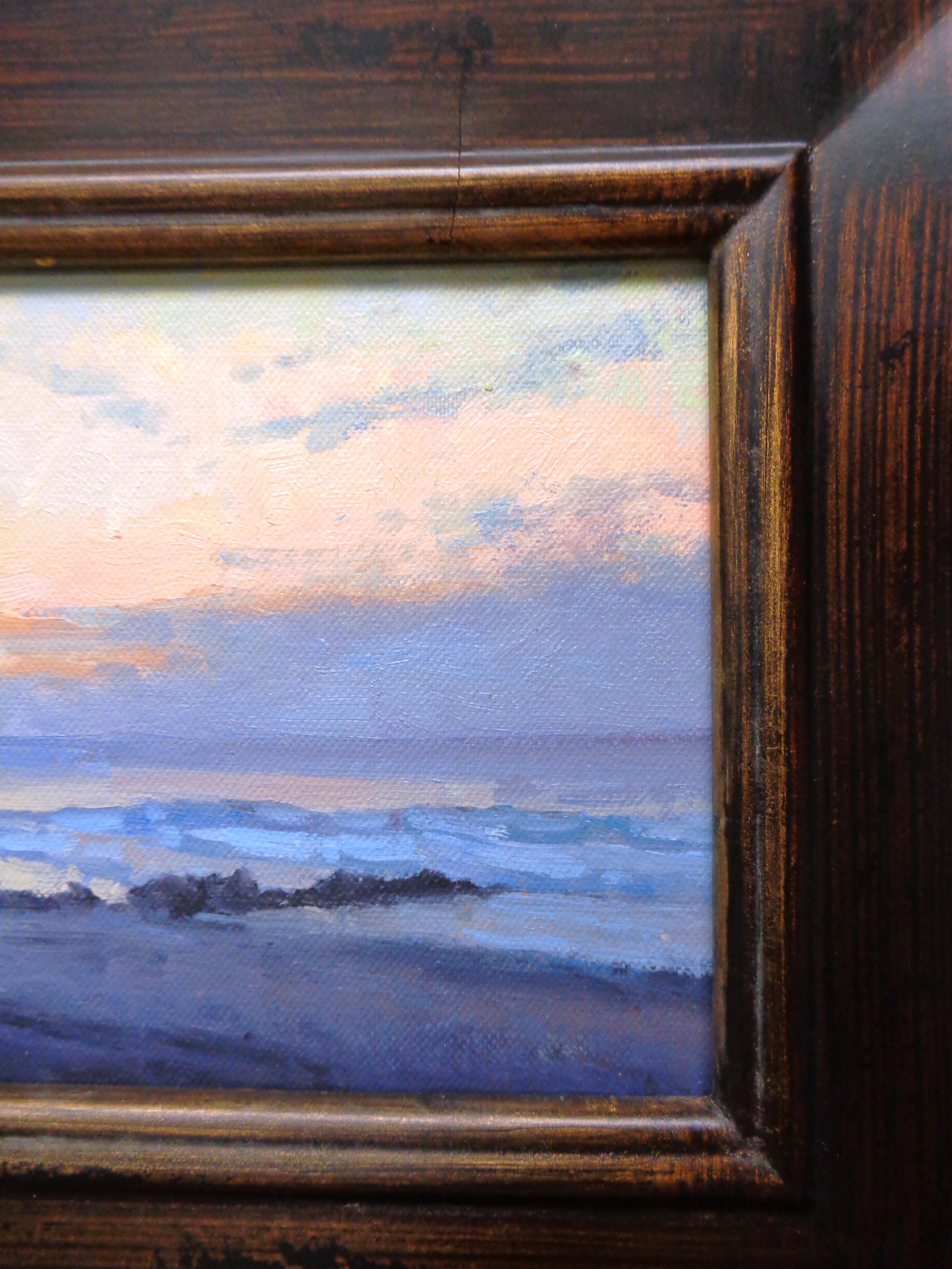 Seascape Study Contemporary Oil Painting Peaceful Place by Michael Budden 3
