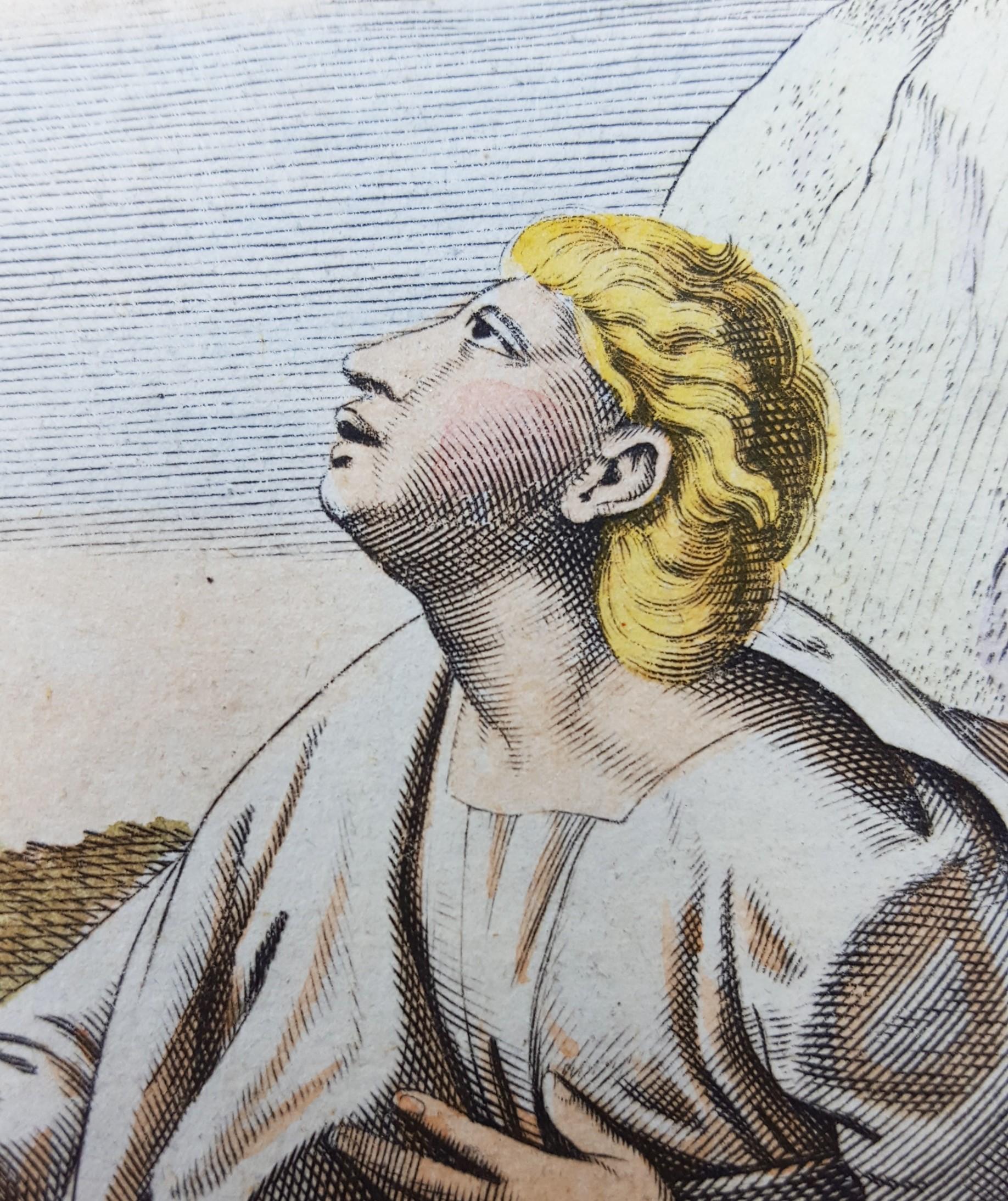 Das Neue Testament /// Alte Meister Biblische religiöse Gravur Niederländische Engelskunst im Angebot 8