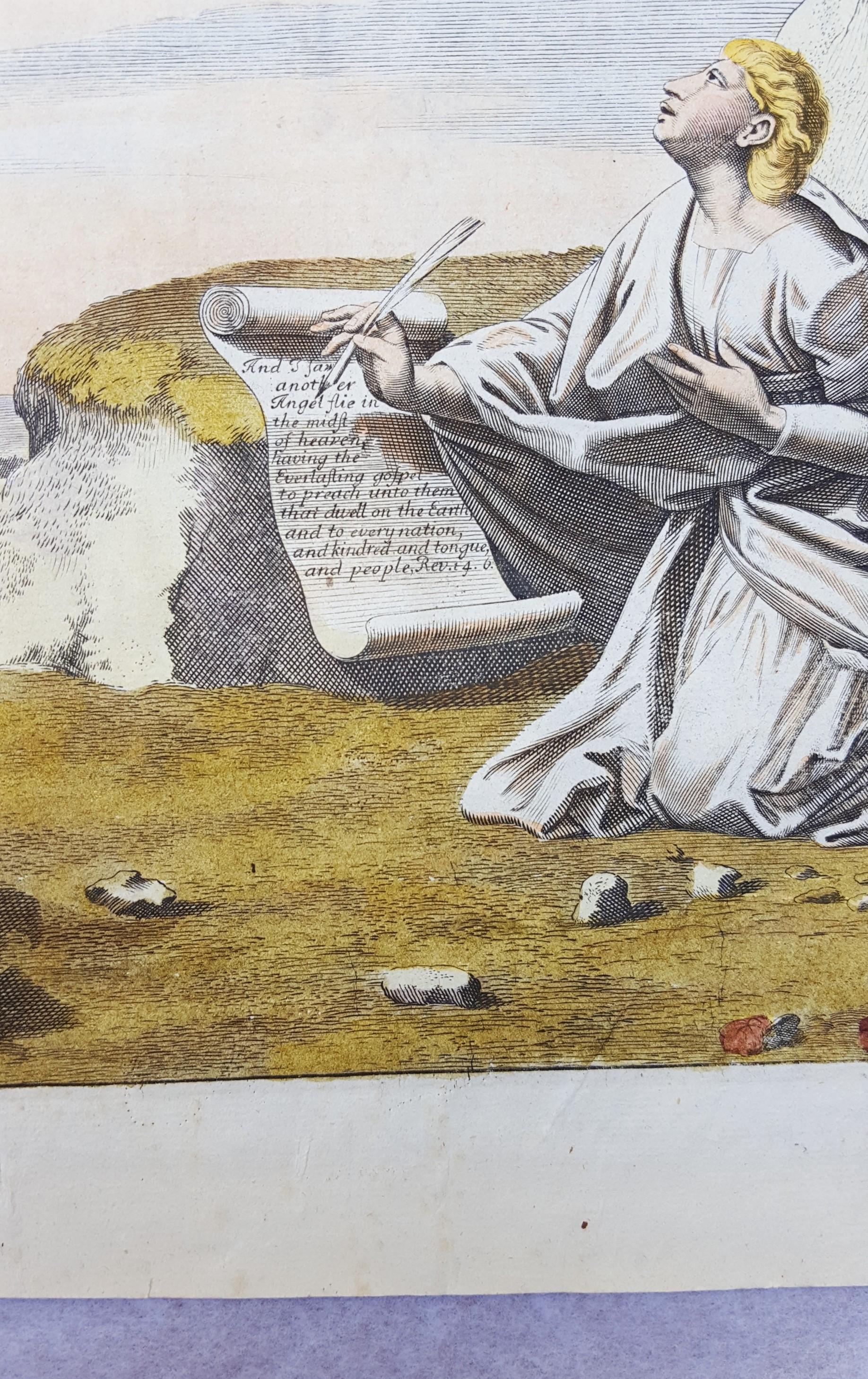 Das Neue Testament /// Alte Meister Biblische religiöse Gravur Niederländische Engelskunst im Angebot 4