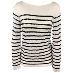 MICHAEL by MICHAEL KORS Size XXS White Rayon Pullover Sweater