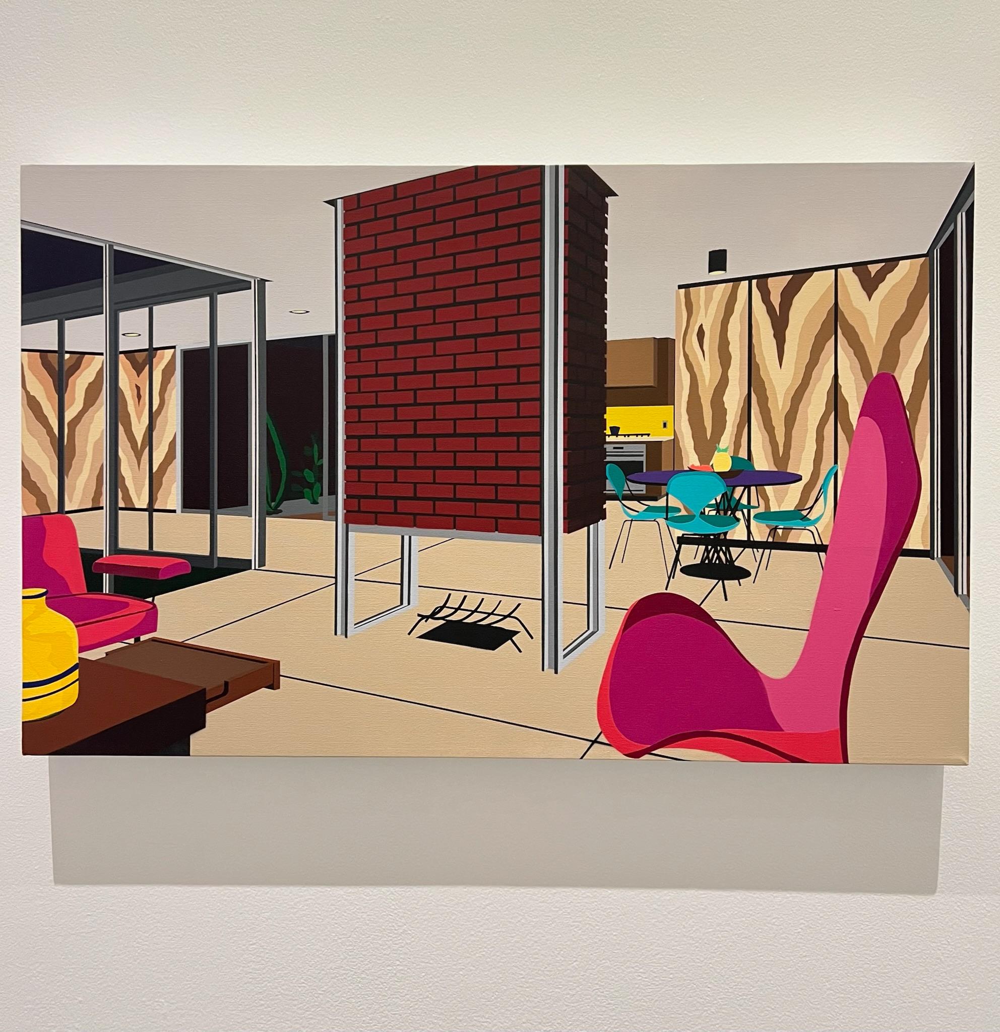 Midnight Modern - Painting by Michael Callas