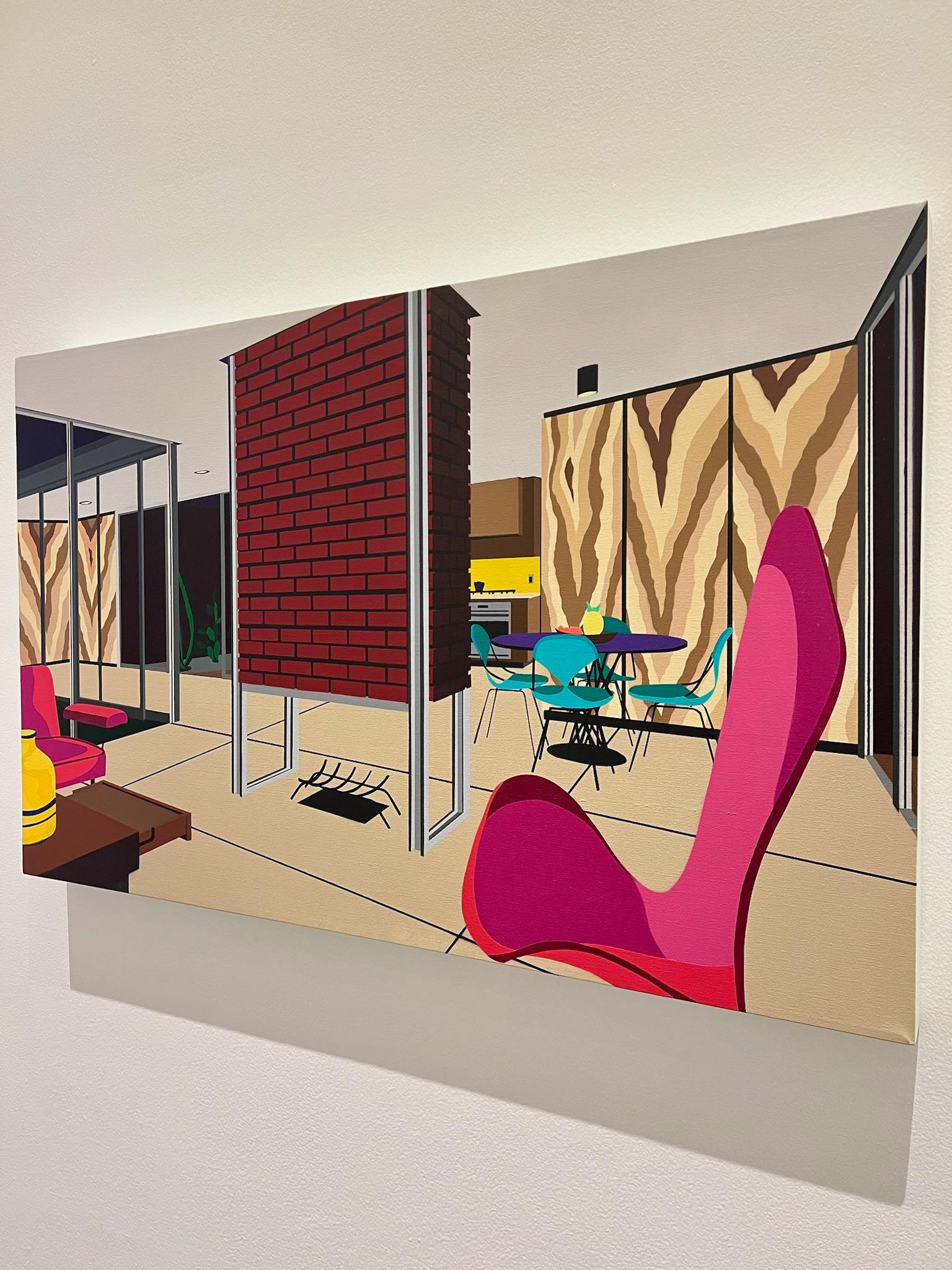 Midnight Modern - Contemporary Painting by Michael Callas