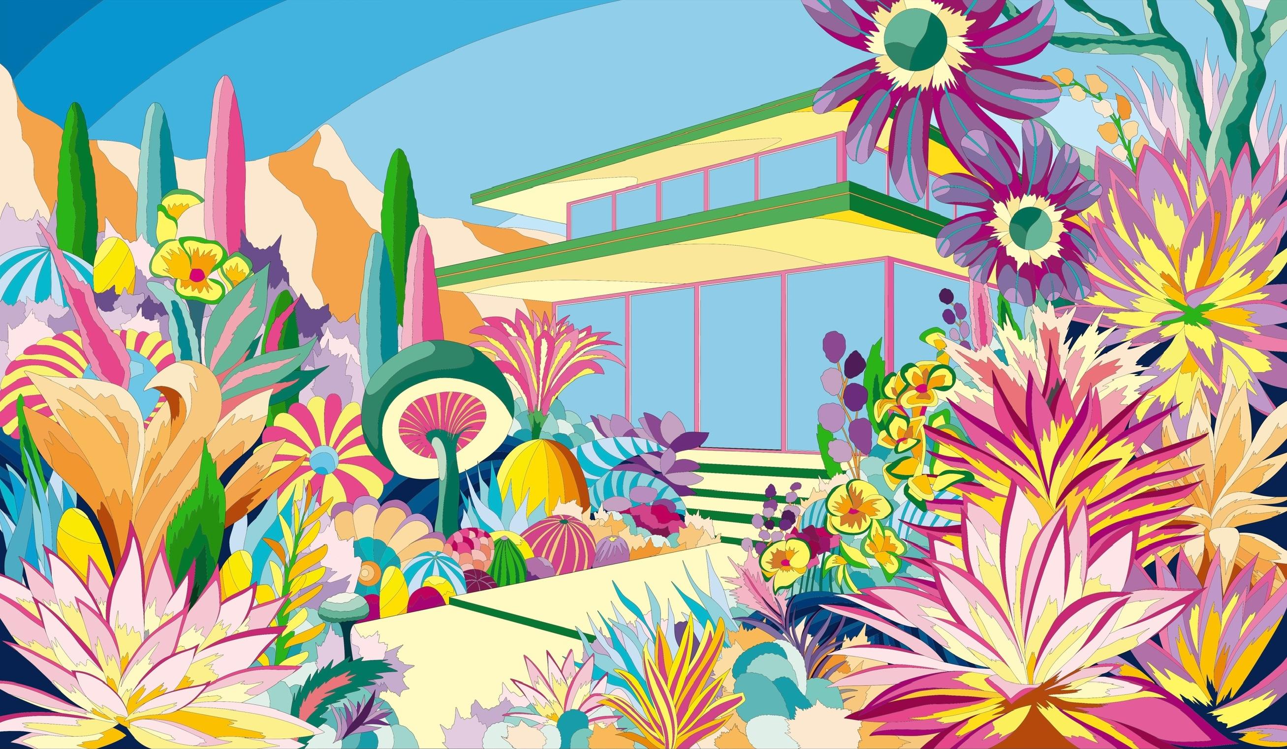 Neon Bloom Oasis