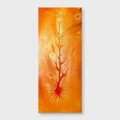 An Abstract Acrylic and Aerosol on Canvas, "Of Light and Shadows"