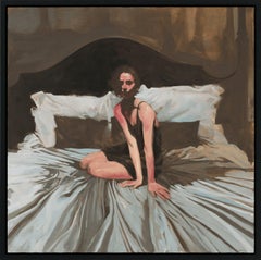 "Tous les chemins mènent à la maison  Peinture à l'huile originale de Michael Carson