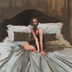 "Tutte le strade portano a casa"  Pittura ad olio originale di Michael Carson