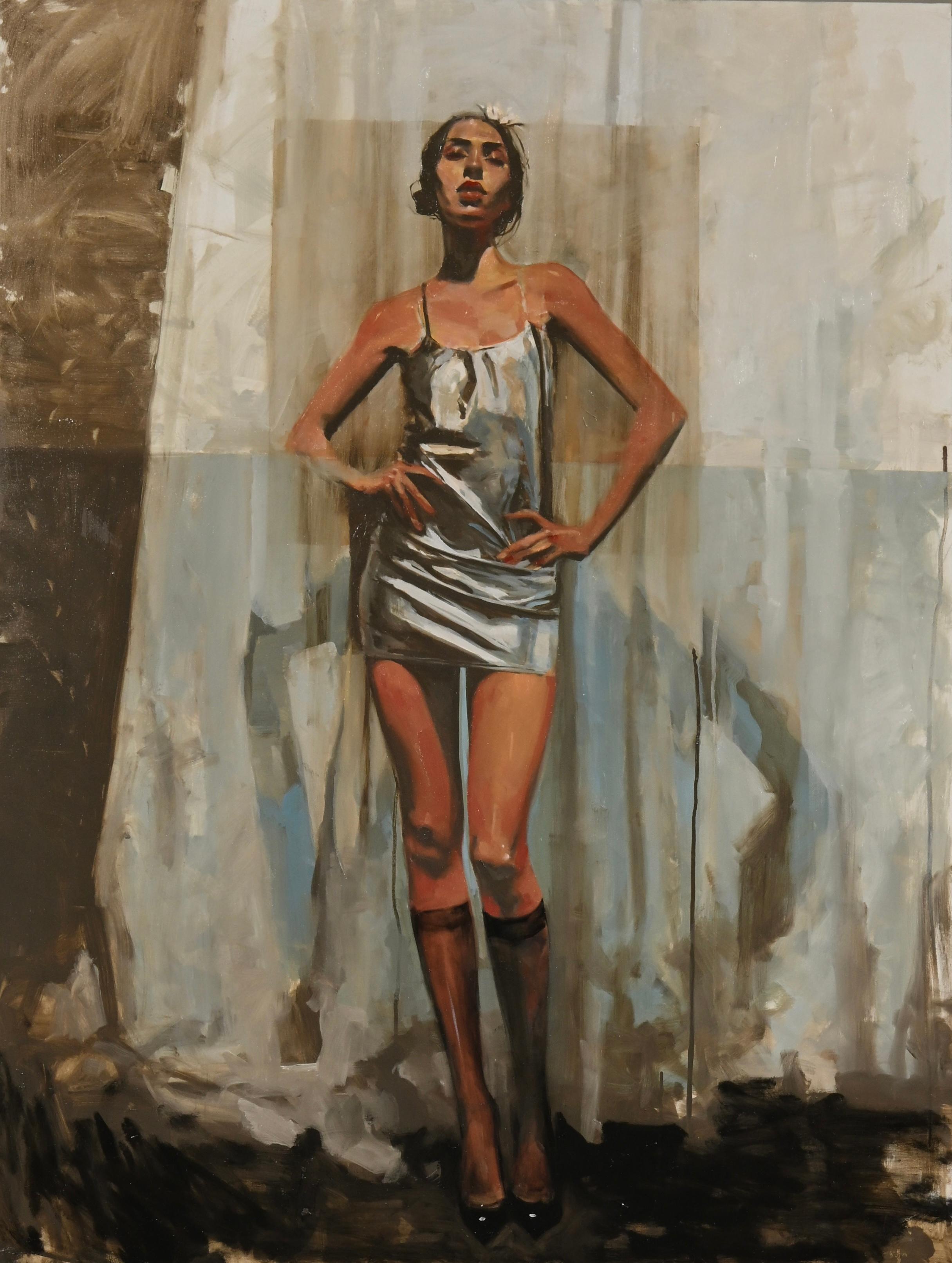 Michael Carson Figurative Painting - "Calze"